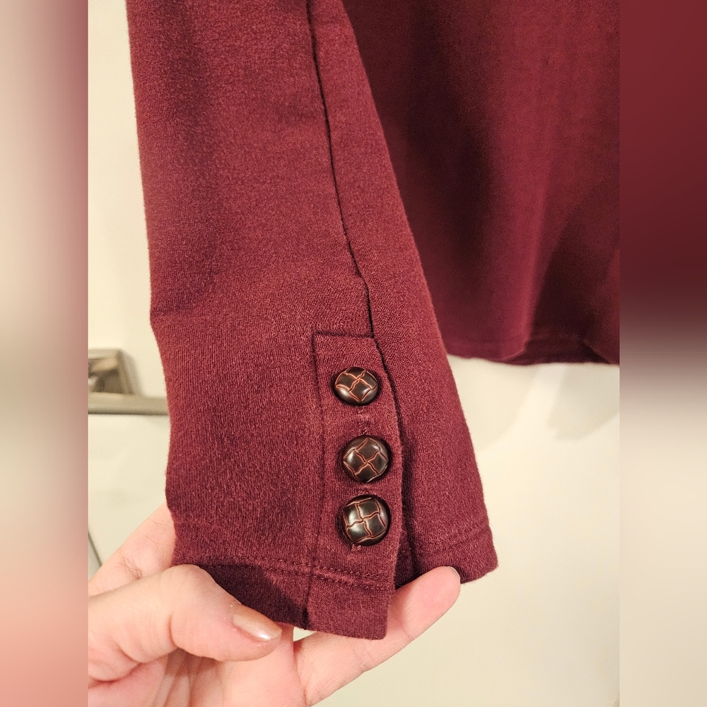 Ralph Lauren Blue Label Burgundy Blazer with Crest Patch - Picture 9 of 13